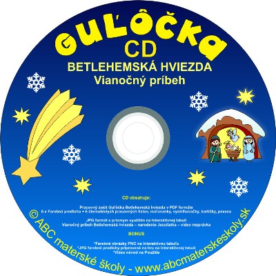 CD GUĽôČKA - CD – BETLEHEMSKÁ HVIEZDA